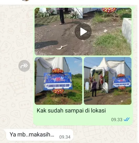 Pengiriman Karangan Bunga Jatingarang Bayan