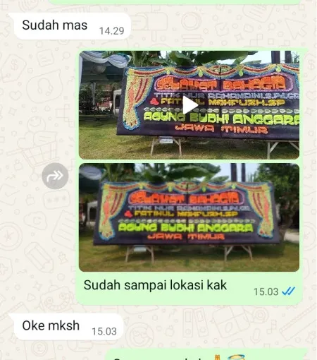 Pengiriman Papan Bunga Jatingarang Bayan