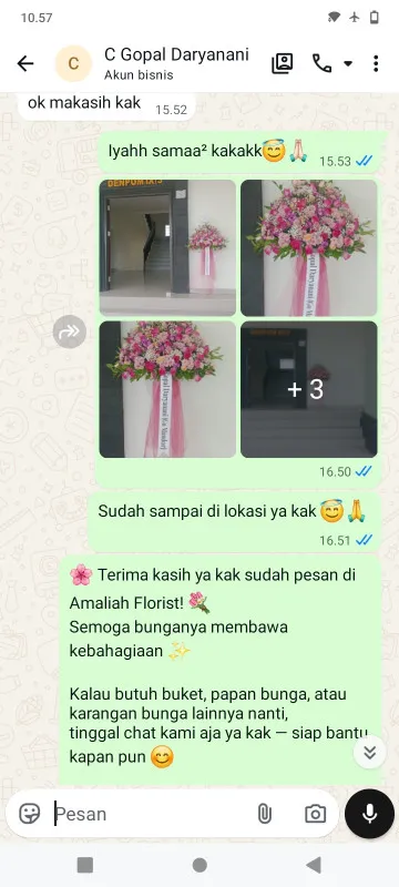 Pengiriman Karangan Bunga Jatingarang Bayan