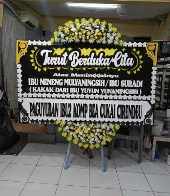Papan Bunga di Jatingarang Bayan